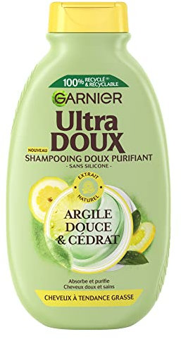 Garnier Ultra Doux Shampooing Purifiant argile cédrat 300 ml