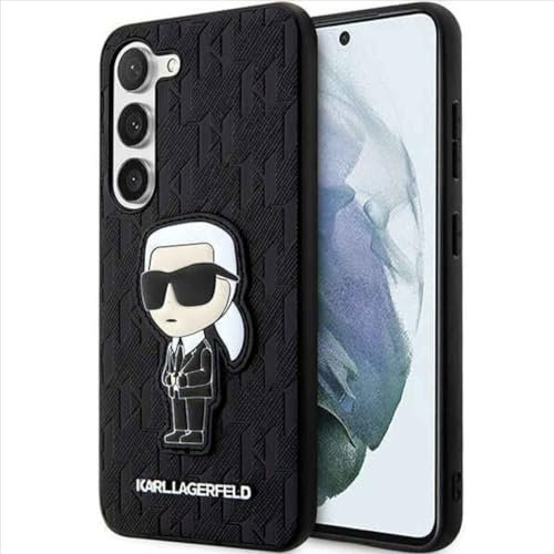 KARL LAGERFELD Hardcase Hülle Cover Saffiano Monogram für Samsung Galaxy S23 Plu