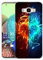 Sunrive Hülle Kompatibel mit Samsung Galaxy J5 2016 Silikon,Transparent Handyhülle Schutzhülle Etui Karikatur Muster Weiches TPU Silikon Case (Blau, rot, Herzen, Liebe) MEHRWEG