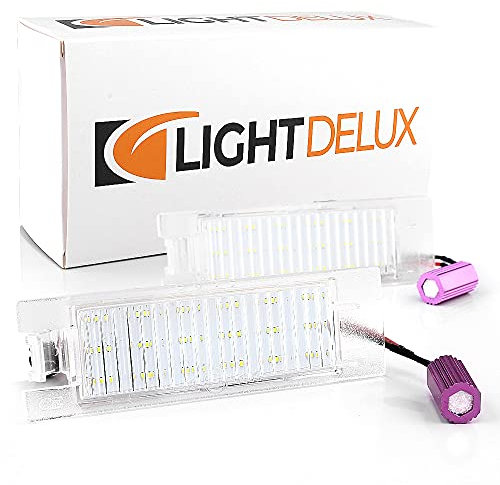 LIGHTDELUX LED Kennzeichenbeleuchtung Nummernschildbeleuchtung Canbus Plug&Play (Fiat 500L)