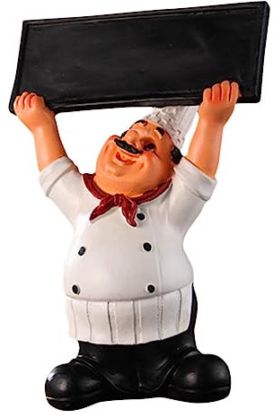 ABOOFAN Tischdekoration Tafel Chef-Figur Heimdekorationsartikel für Wohnzimmer Kunstharz Basteln Als