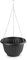 CABLEPELADO Macetero Colgante de plástico, Maceta Colgante, Cesto Colgante, Jardinera Colgante, Macetero suspendido, Canasta Colgante para Plantas, Diámetro Superior: 20 cm, Plástico, Negro