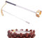 demaxiyad Teleskop-Glockenspiel, buddhistisches Glockenspiel - Elegantes Fingersymbol, Schlaginstrumente, Yoga-Zubehör,Einziehbare buddhistische Musikinstrumente, dekoratives einfaches