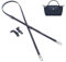 Gastinsave Handtaschengurte Ersatz, Leder Handtasche Crossbody Schultergurt Verstellbar für Longchamp Tasche Frauen(Dunkelblau)