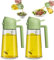 Suuwwn 2 in 1 Multifunktions Ölflasche 2 Stück Ölsprüher 470ml Öl Sprühflasche für Die Küche Olivenöl Spray Ölsprüher Für Speiseöl Ölflasche Ausgießer Zum Kochen,Backen,Grillen und Salat