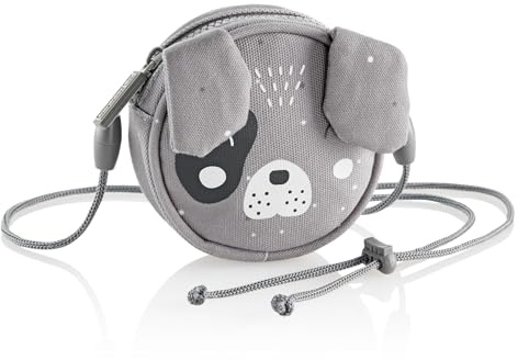 Miquelrius - Kindertasche, verstellbarer und sicherer Kordelzug, extra weiches Material mit Baumwollgefühl, Umhängetasche mit den Maßen 110 x 110 x 40 mm, Tasche für Mädchen Hund