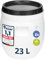 Garronda 23 litres Réservoir Eau sans BPA avec Couvercle – Idéal pour Choucroute et Salaison de Viande GD-0087, Blanc
