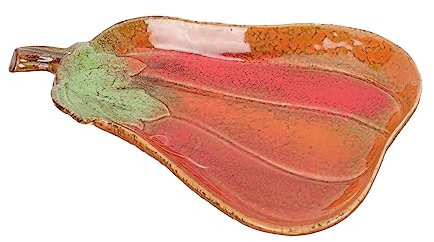 BEBEMOKO Gebäckteller, dekoratives Lebensmitteltablett, Vintage-Teller, Zitronendekoration, Tischdekoration, Frühstück, Brotteller, Zitronenteller, Gemüsesnacks, Tischplatte, Pflanzenständer,