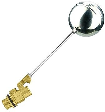 Kugelventile, Schwimmerventil 1/2 3/4 1 Messing Schwimmerventil Wasserturm Wassertankventil Wasserstand Durchfluss Automatisches Steuerventil(1/2)