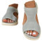 HEONSATI Sandals for Women Orthopedic, Sandals with Arch Support Summer Sandals Ladies Wedge Sandals Walking Sandals Platform Sandals Casual Beach Sandals Comfy Washable Slingback Slide Sport Sandals