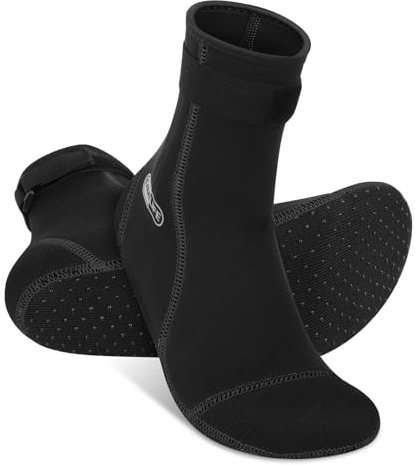 Gimilife Calzari Neoprene, Calzari Surf 3mm, Calzari Beach Volley Tennis Calzari per Uomo e Donna, Calzini da Immersione per snorkeling, nuoto, vela, kayak