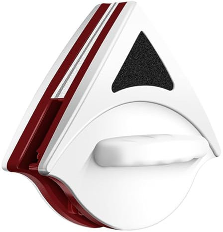 Upgraded Magnetic Window Cleaner for Double-Glazed Windows, Strong Neodymium Magnets for 15-24mm Glass, Anti-Drop Safety Rope, Built-In Water Tank & Scratch-Free Pads - Complete Window Cleaning Kit