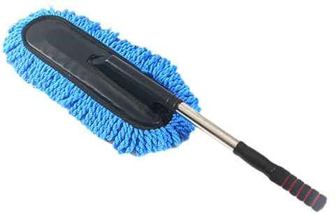 Autowaschanlage - Duster | Duster Reinigung für Autodächer, Fenster und Böden | Duster für Auto-Innenraum | Kratzfreier Duster mit ausziehbaren Griffen, weicher Detailpinsel