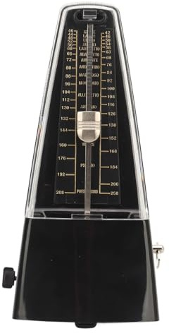 Munefe Mechanisches Metronom, Klavier -Metronom, universelles Metronom, geeignet für Klavier, Geige, Gitarre, Bass, Schlagzeug usw.