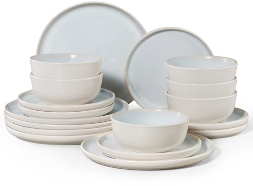 HaWare Vajilla de 18 piezas para 6 personas (beige)