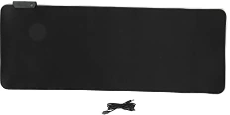 Tapis de Souris de Jeu Rvb, 800x300x4mm, Grande Taille, Résistant au Dérapage, Interface USB épaisse, avec Plug and Play, pour PC et Ordinateur Portable