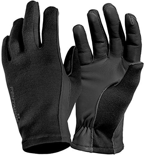 Pentagon Pilotenhandschuh Nomex Kurz (Schwarz, XL)