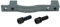Noah And Theo Lega di Alluminio 6061 Freno a Disco Adattatore Posteriore 203mm seatpost Supporto/PM Telaio Post Supporto/PM Pinza Titanio Compatibile con Tutti Marche Come