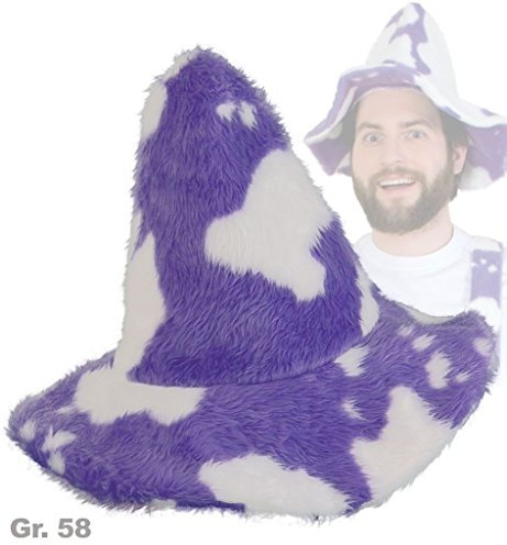 Hut Seppl-Kuh, lila, Gr. 58 cm, Karneval, Mottoparty, Accessoire, Fastnacht