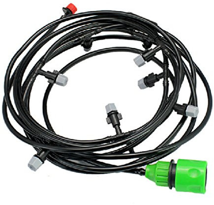 KINGDUO 4/7mm Micro Irrigation Tube Sprayer Dripper Hose Micro Burette Jet-15M