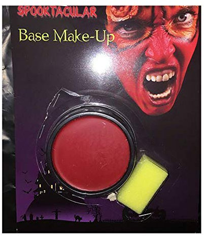 21FASHION Erwachsene Halloween Zombie Joker Vampir Hexen Dracula Make Up Base Zubehör Rot