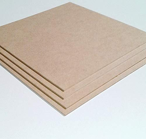 Martin Weddeling 3mm starke MDF Platten, Holzplatten, Maße: 800x600mm, Sondermaße