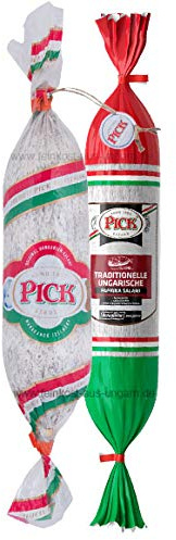 PICK Orig. ungarische Salami - 1stk.Tourist & 1stk.Paprika Salami 400g