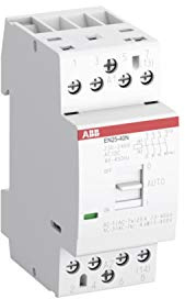 Installation Contactor EN25-40N-06 4NA 230AC/DC DIN Mount with Switch for Manual Operations (Reference: ABB 1SAE232111R0640)