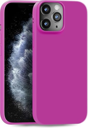 MyGadget Hülle kompatibel mit iPhone 11 Pro - robuste Handyhülle TPU Case Slim Silikonhülle - Back Cover Kratzfest Schutzhülle matt Pink