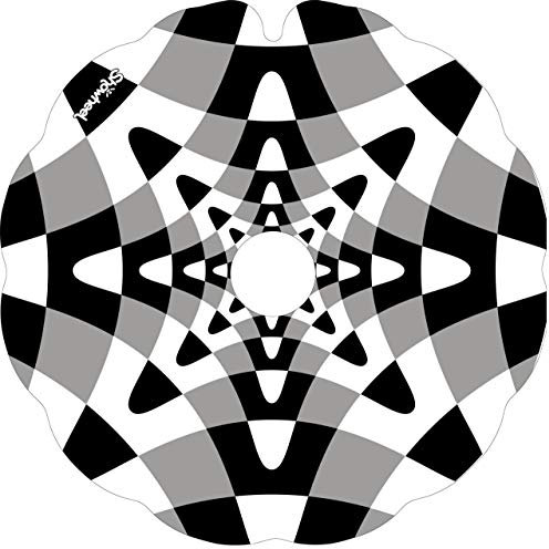 Flasque: Protège-Rayons Fauteuil Roulant (Paire) pour Main Courante de 51,51 à 52,50 cm de Diam. Extérieur, Fixation Plate - Illusion by P.Louis