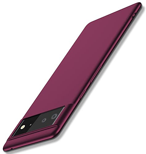 X-level Google Pixel 6 Hülle, [Guardian Serie] Soft Flex TPU Case Ultradünn Handyhülle Silikon Bumper Cover Schutz Tasche Schale Schutzhülle für Google Pixel 6 - Weinrot