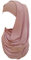 Lina & Lily Bubble Crepe Chiffon Damen Muslim Hijab Kopftuch Schal Turban, Stoff Leicht Undurchsichtig (Mauve)