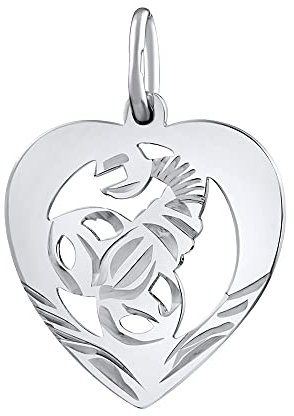 SILVEGO – Pendentif pour Femme - Argent 925/1000 - Signe du Zodiaque Astrologique – Scorpion
