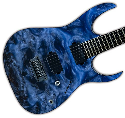 DesignDivil Guitar/Bass Skin Axe Wrap Re Skin Vinyl Wrap Decal Sticker Blue Galaxy GS117