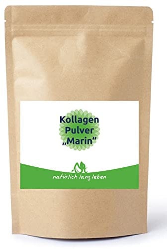 Kollagen Pulver Marin 500 g Fischkollagenpeptide, ohne Kollagen aus Rind oder Schwein, für Pescetarier, natürlich lang leben®