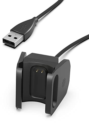 Sinoacc Ladegerät Kompatibel mit Fitbit Charge 3 Ladekabel 100Cm/3.3Ft Fitbit Charge 3 Fitness Activity Tracker USB Ladekabel Dock Stand Smartwatch Zubehör