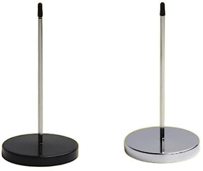 2 Stück Zettelspießer Edelstahl Bonspießer Zettelhalter Schwarz Memo Halter für Restaurants Bars Büros Zettel Note Papier Beleg Kassenbon Halter