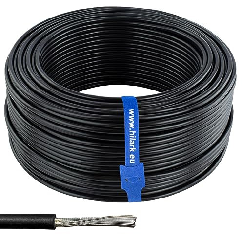 Cavo solare fotovoltaico 1 x 6 mm2 nero - 25 m