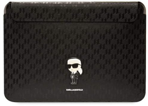 KARL LAGERFELD Sleeve KLCS14SAKHPKK 14 Schwarz Saffiano Monogram Ikonik
