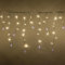Wasserfall Regenstalaktitenschnur mit MaxiLed und Flash für den Außenbereich, für den Innen- und Außenbereich, professionell, mit längerem Anhänger von 70 cm, in Umschlag (3 Meter mit 120 LEDs, Gelb
