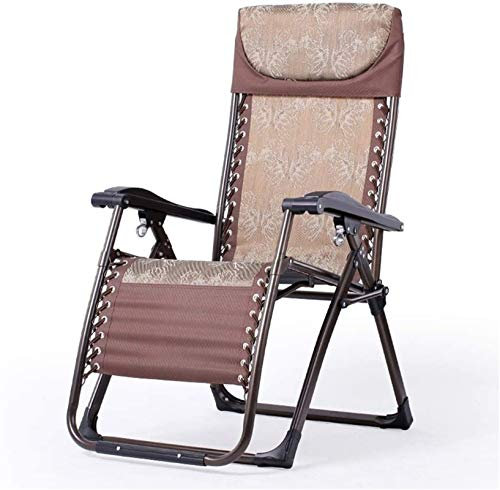 WENKA Leichte Campingstühle, Gartenliegen, Klappstuhl, Sonnenliegen, klappbar, Strandstühle, tragbare Lounge-Stühle für zu Hause, ideal für Außenterrassen, abnehmbares Wattepad (Farbe: A), doppelt