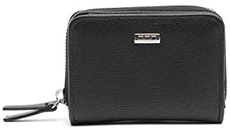 MISAKO Pairan Kleine Glatte Brieftasche Damen - Pairan Schwarz 8 X 11 X 3 cm