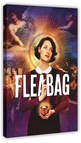 Fleabag TV-Serie Poster (4) Leinwand Poster Wandkunst Dekor Druck Bild Gemälde für Wohnzimmer Schlafzimmer Dekoration Rahmenstil 30 x 45 cm
