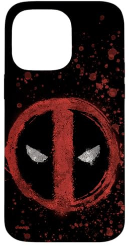 iPhone 14 Pro Max Marvel Deadpool Wade Wilson Icon Paint Splatter Case