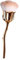 Colcolo Pinceau de maquillage pinceau de maquillage forme Rose doux Portable avec poignée outil de maquillage pinceau Blush visage, c