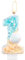 Mermaid Birthday Candles, Shell Sequins Candles for Cake, Girls 1st Birthday Decorations, Blue Ocean Birthday Candles, Conch Number 1 Candles Cake Toppers for Girls Boys Birthday Party Decorations