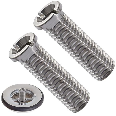 LuLiyLdJ 2 Piezas 30mm Fregadero Cesta Tornillos Inoxidable Tornillos Fregadero Cesta Fijación para Filtro Desagüe Tapones en Rosca Cocina