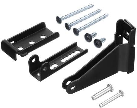 sourcing map Storm - Kit de pièces de rechange pour ferme-porte moustiquaire - Pour protéger les portes des vents forts - Noir