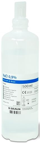 Soluzione fisiologica 0,9% sodio cloruro ml.500 (conf.10 pezzi indivisibile) --