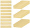 UNICRAFTALE 36 Stück 3 Stile Namensschilder Blanko Tags Rohlinge Goldene Gravierte Schilderkarten Edelstahl Namensschildrahmen Namensschild Kunstschild Für Selbstklebender Rückseite Personalisierte